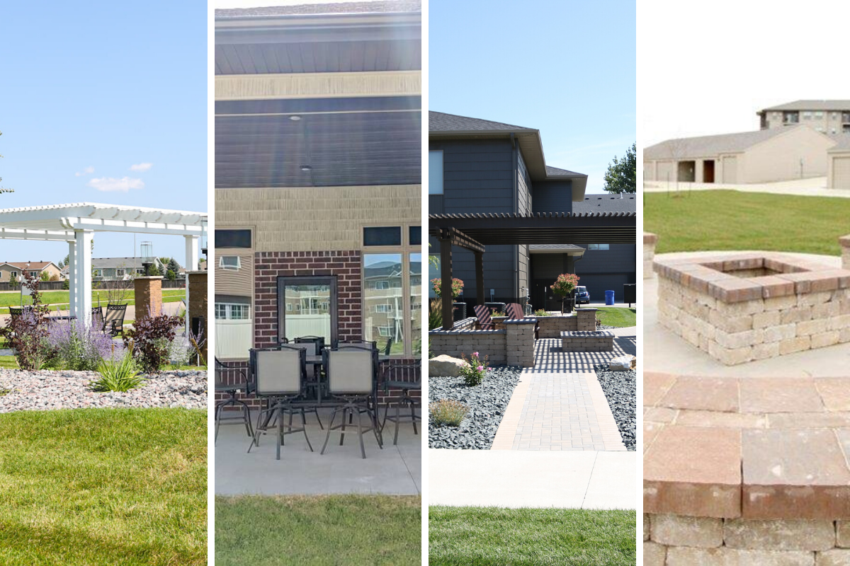 Four Places to Live with a Community Patio